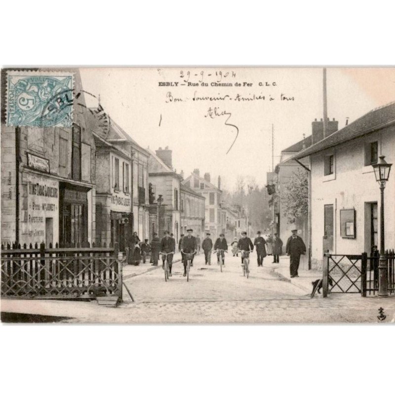 ESBLY: rue du chemin de fer - très bon état