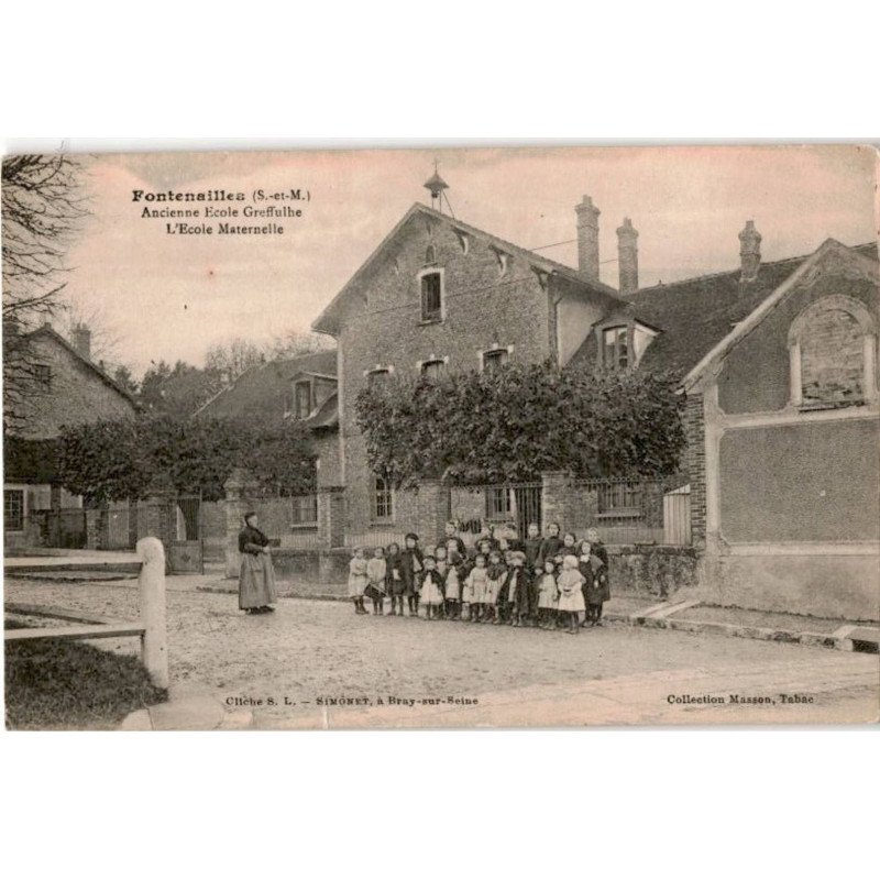 FONTENAILLES: ancienne école greffulhe l'école maternelle - très bon état