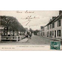 FONTENAILLES: la place et route de melun - très bon état
