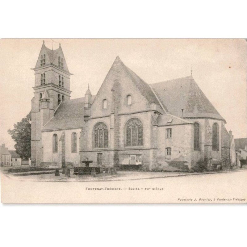 FONTENANY-TRESIGNY: église XVIe siècle - très bon état