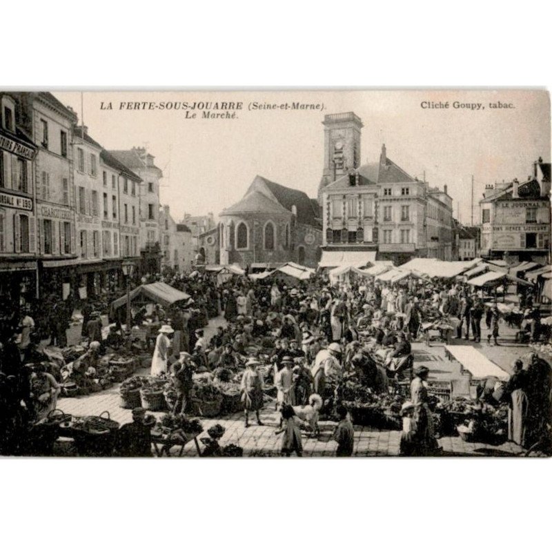 LA FERTE SOUS JOUARRE: le marché - très bon état