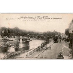 LA FERTE SOUS JOUARRE: reconstitution par le génie du pont sur la marne - très bon état