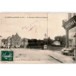 LA FERTE SOUS JOUARRE: la terrasse et entrée du faubourg - très bon état