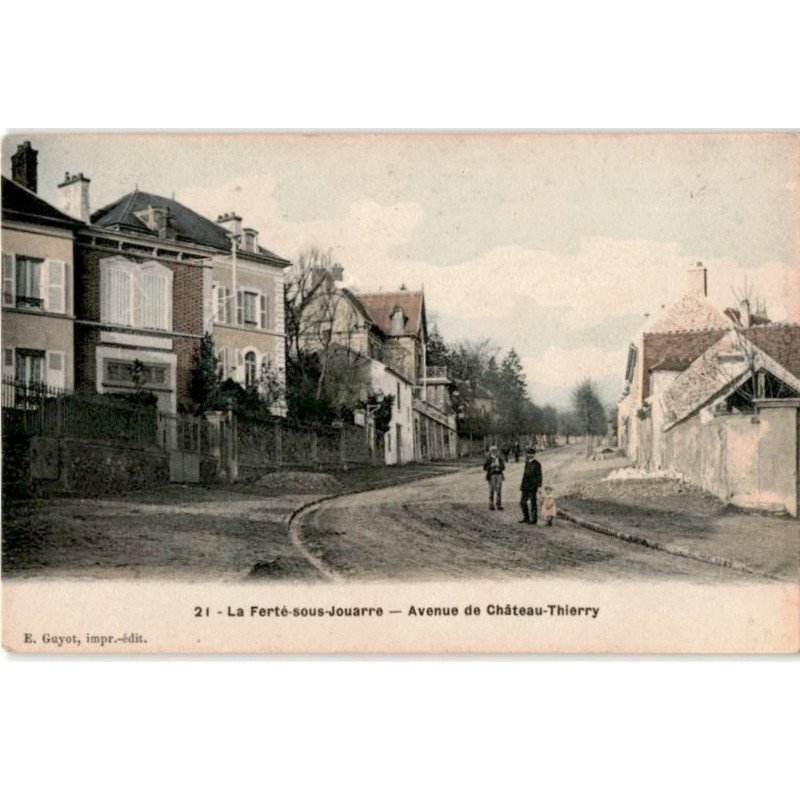 LA FERTE SOUS JOUARRE: avenue de château-thierry - très bon état