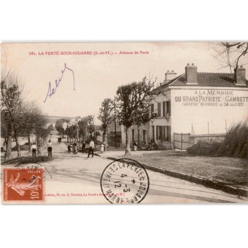 LA FERTE SOUS JOUARRE: avenue de paris - très bon état