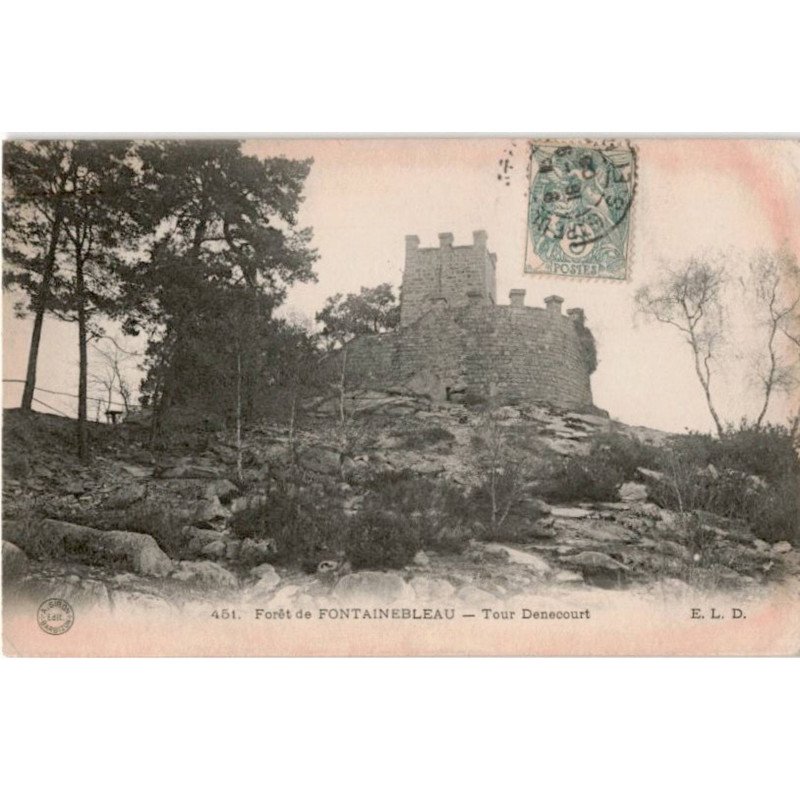 FONTAINEBLEAU: tour denecourt - très bon état