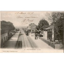 FONTAINEBLEAU: la gare - très bon état