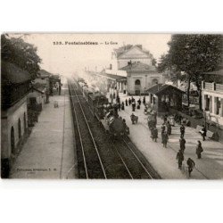 FONTAINEBLEAU: la gare -  état