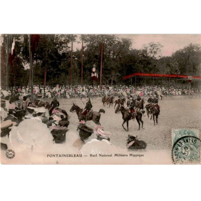 FONTAINEBLEAU: raid national militaire hippique - très bon état