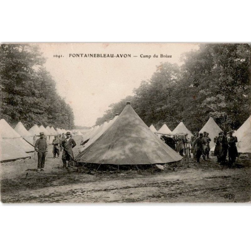 FONTAINEBLEAU: camp du bréau - état