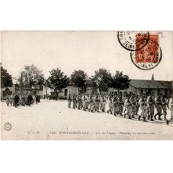 FONTAINEBLEAU: 46e de ligne, rentrée de manoeuvres - très bon état