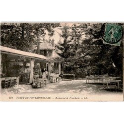 FONTAINEBLEAU: restaurant de franchard - très bon état