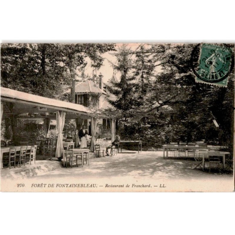 FONTAINEBLEAU: restaurant de franchard - très bon état