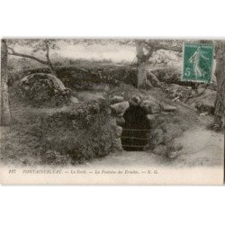 FONTAINEBLEAU: la forêt la fontaine des ermites - très bon état
