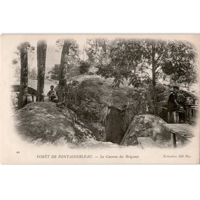 FONTAINEBLEAU: forêt, la caverne des brigands - très bon état