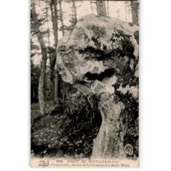 FONTAINEBLEAU: forêt franchard roche de la chouette (la belle-mère) - très bon état