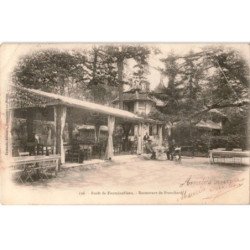 FONTAINEBLEAU: restaurant de franchard, forêt - état