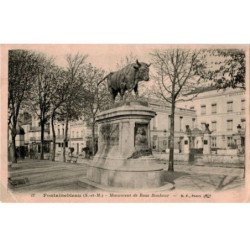 FONTAINEBLEAU: monument de rosa bonheur - état