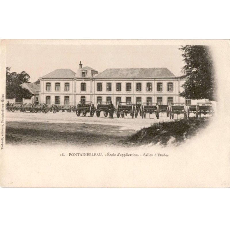 FONTAINEBLEAU: école d'application salles d'études - très bon état
