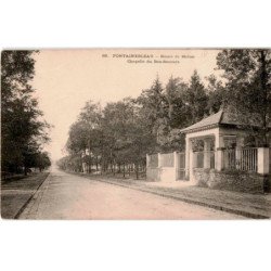 FONTAINEBLEAU: route de melun chapelle du bon-secours - état