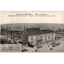 OZOUER-le-VOULGIS: maison A. Hautain hôtel et pension salons pour noces et banquets - très bon état