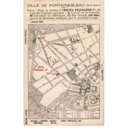 FONTAINEBLEAU: hôtel françois 1er - très bon état