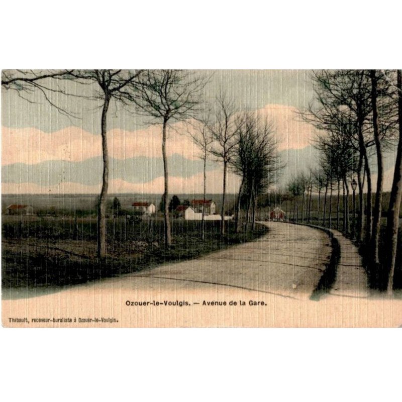 OZOUER-le-VOULGIS: avenue de la gare - état