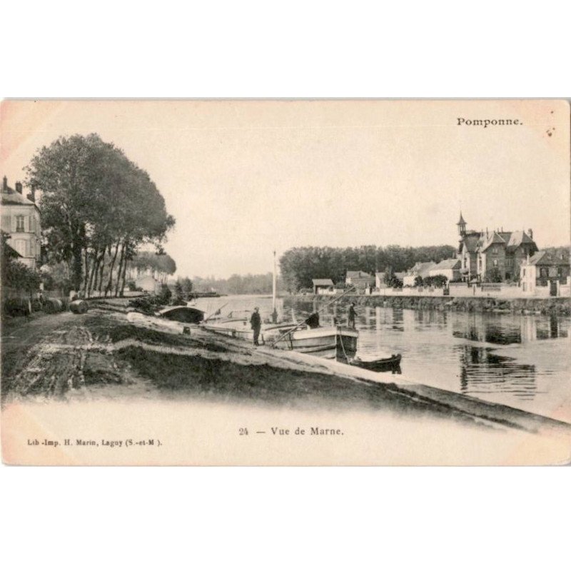 POMPONNE: vue de marne - très bon état