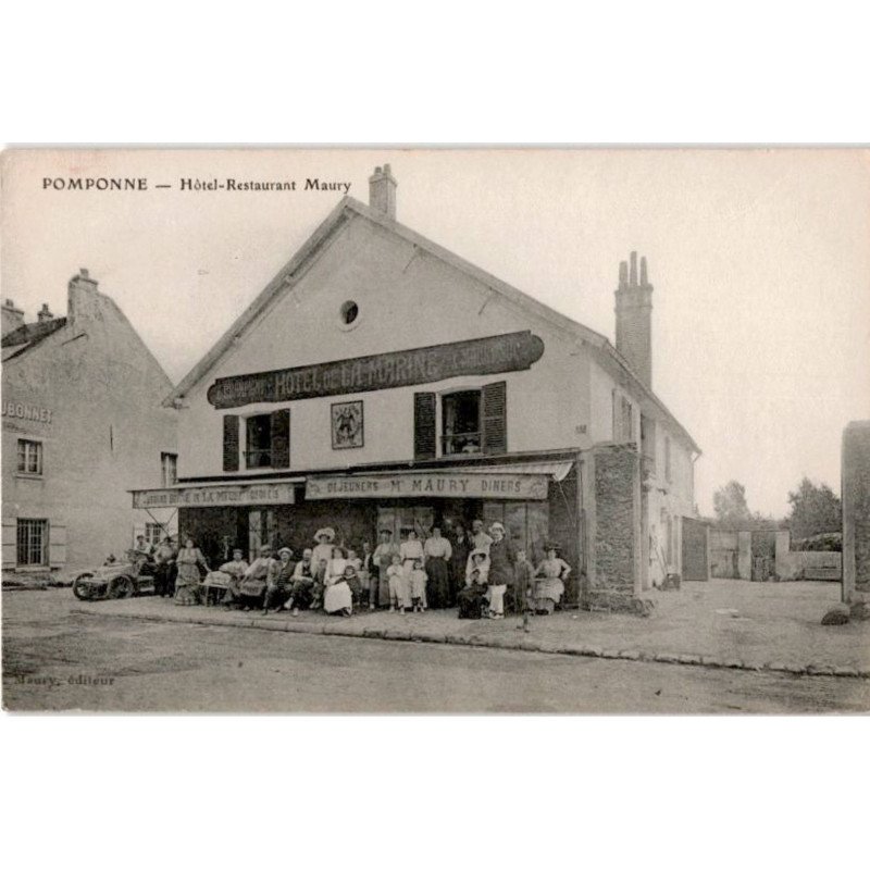 POMPONNE: hôtel-restaurant maury - très bon état