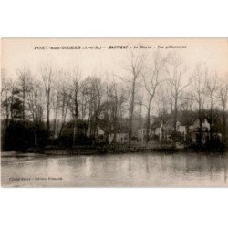 PONT-AUX-DAMES: le morin, vue pittoresque - très bon état