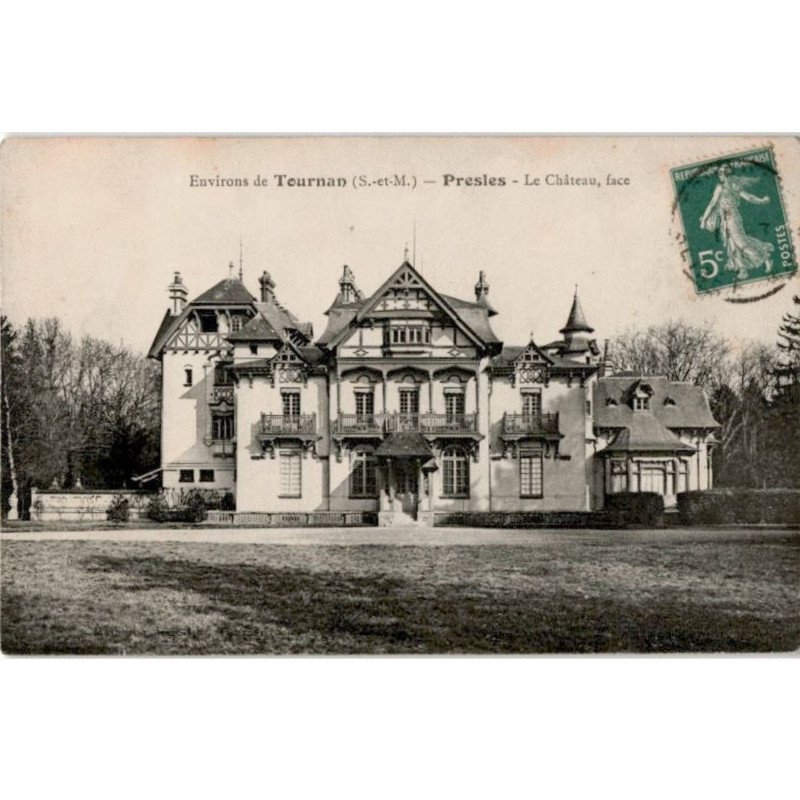 PRESLES: le château face - très bon état
