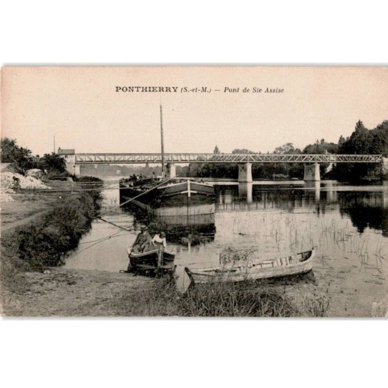 PONTHIERRY: pont de sainte-assise - très bon état