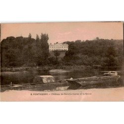 PONTHIERRY: château de sainte-assise et la seine - état