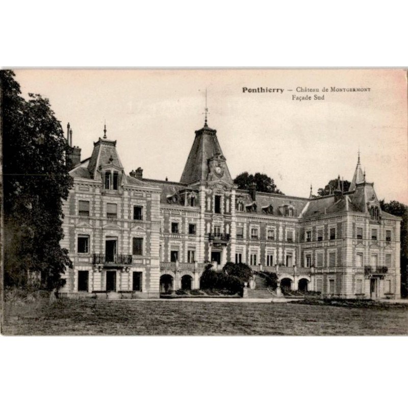 PONTHIERRY: château de montgermont façade sud - très bon état