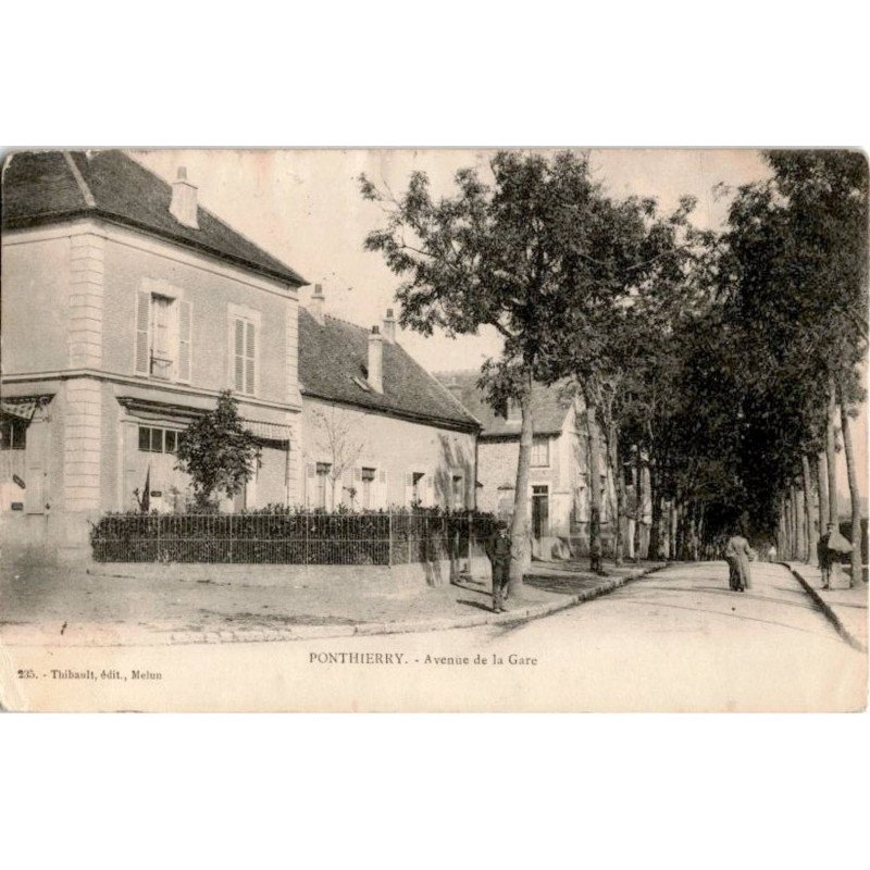 PONTHIERRY: avenue de la gare - état