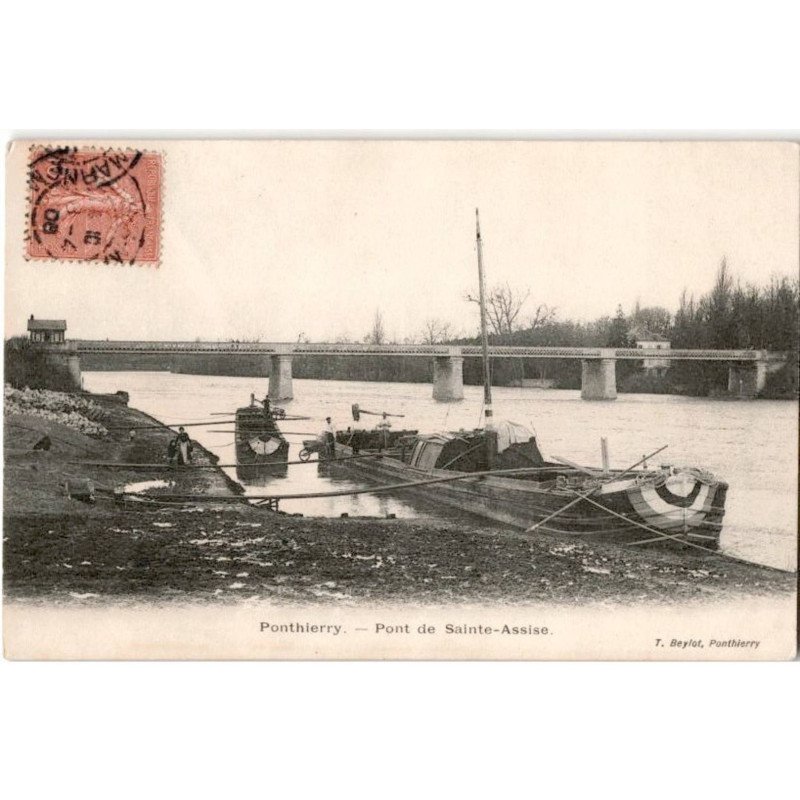 PONTHIERRY: pont de sainte-assise - très bon état