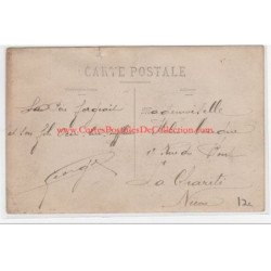 PARIS - inondations 1910 - carte photo - état (petite déchirure en haut de la carte)