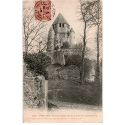 PROVINS: la tour césar vue de la tour du luxembourg - état
