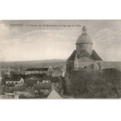 PROVINS: le dôme de saint-quiriace et vue de la ville - très bon état