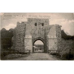 PROVINS: la porte saint-jean XII siècle, vue extérieure - très bon état