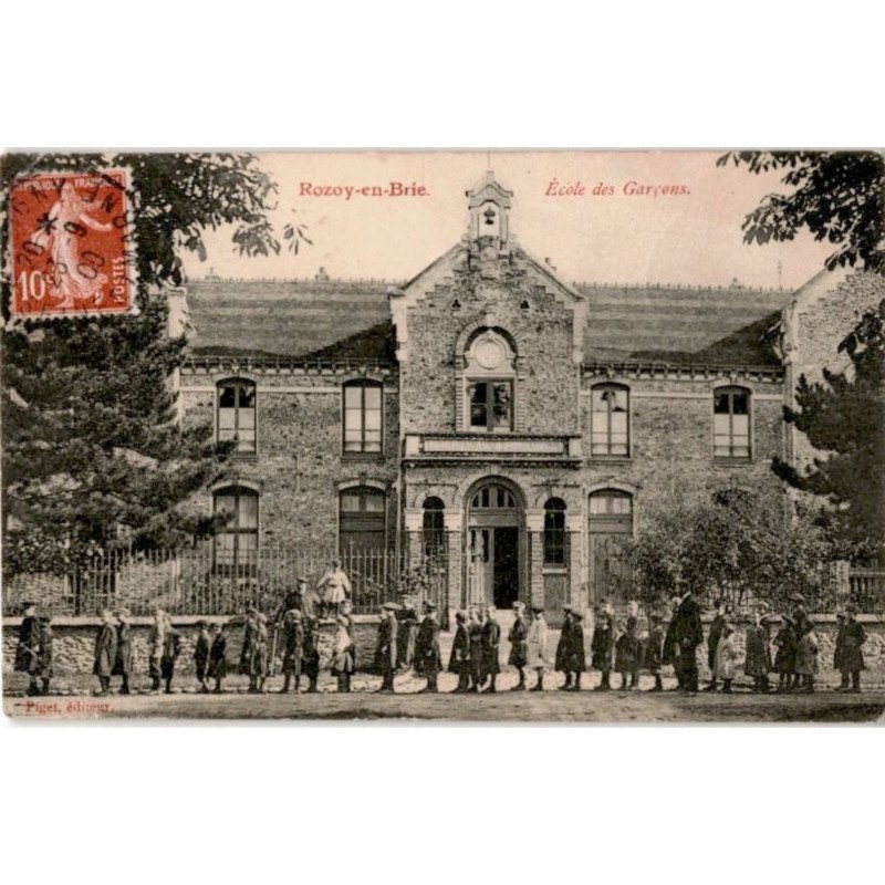 ROZOY-en-BRIE: école des garçons - état