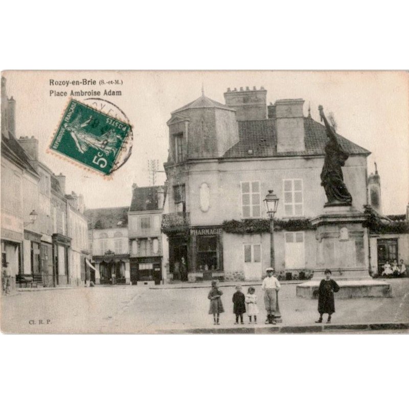 ROZOY-en-BRIE: place ambroise adam - très bon état