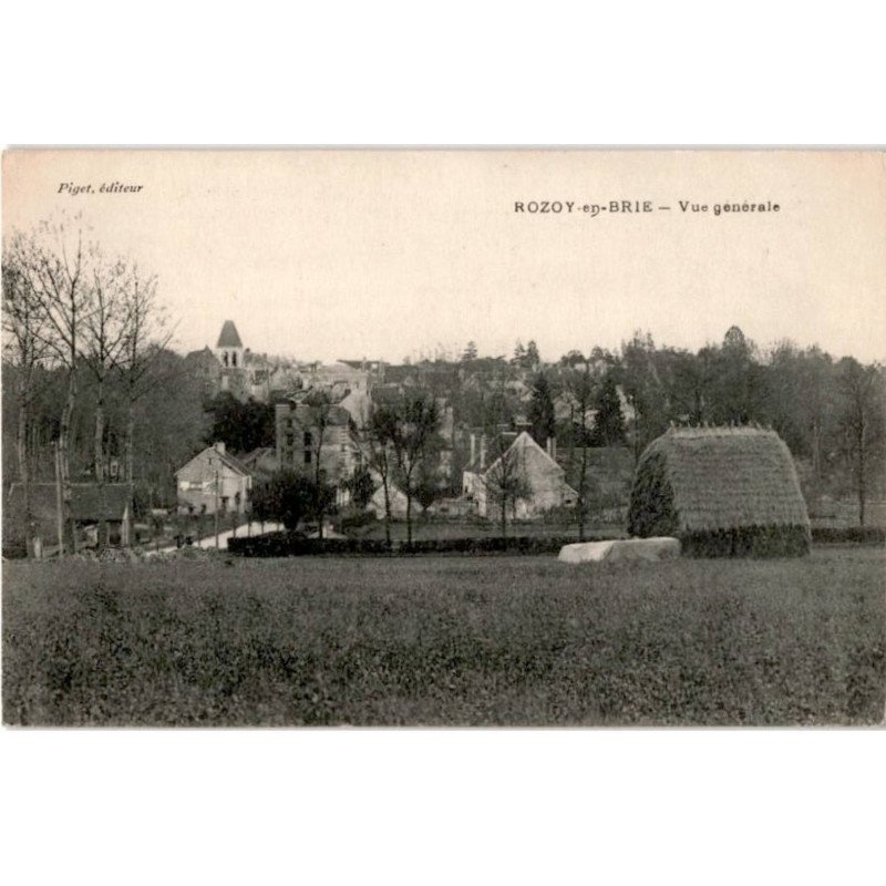 ROZOY-en-BRIE: vue générale - très bon état