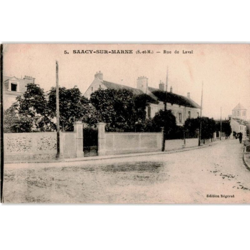 SAACY-sur-MARNE: rue de laval - état