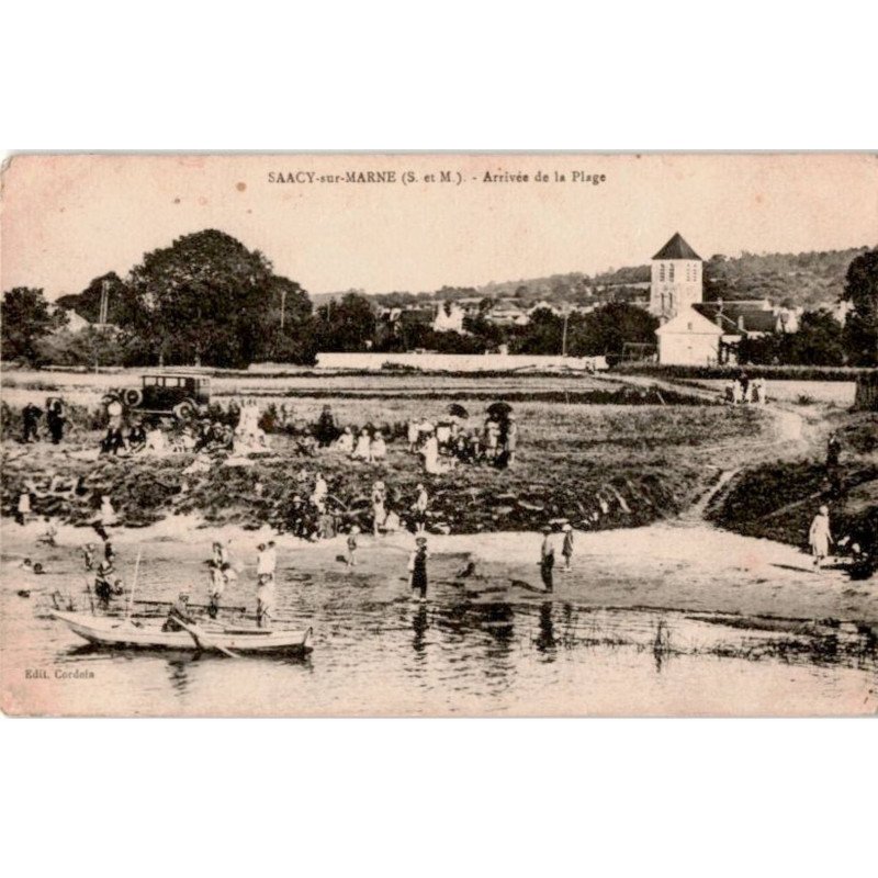 SAACY-sur-MARNE: arrivée de la plage - très bon état