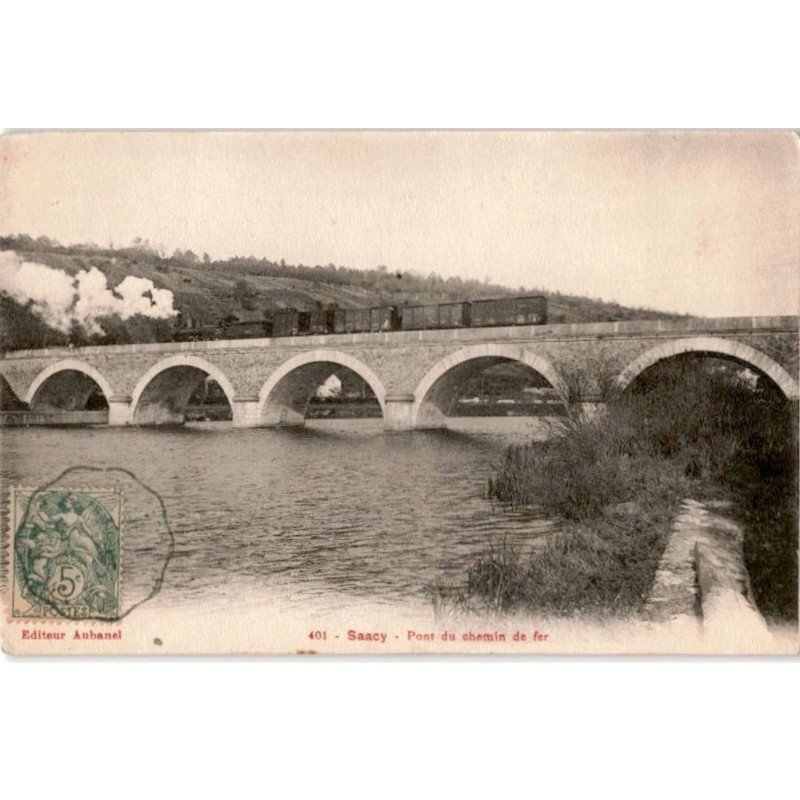 SAACY: pont du chemin de fer - très bon état