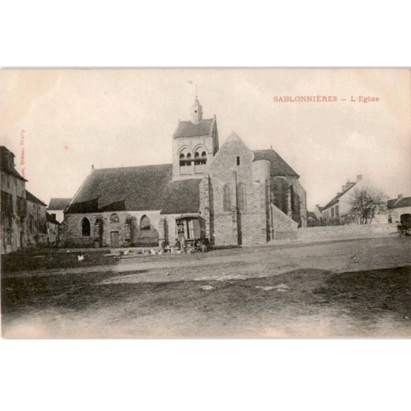 SABLONNIERES: l'église - très bon état