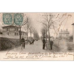 SAINT-CYR-sur-MORIN: route de la ferté-sous-jouarre, école - état