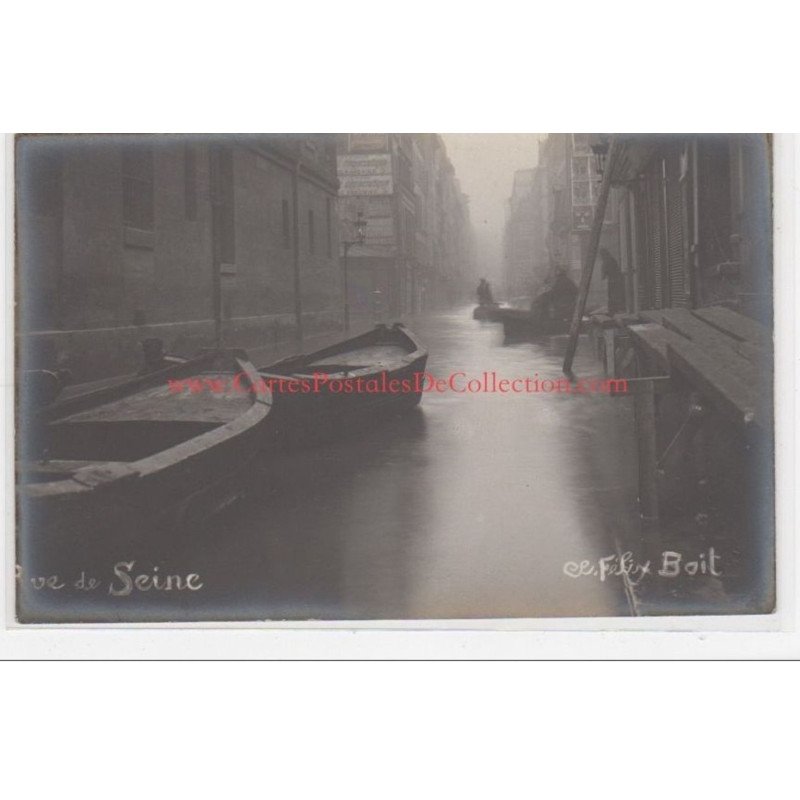 PARIS - inondations 1910 - carte photo - très bon état
