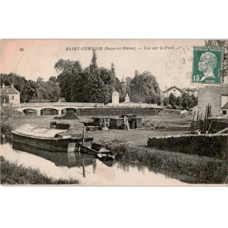 SAINT-GERMAIN: vue sur le pont - très bon état